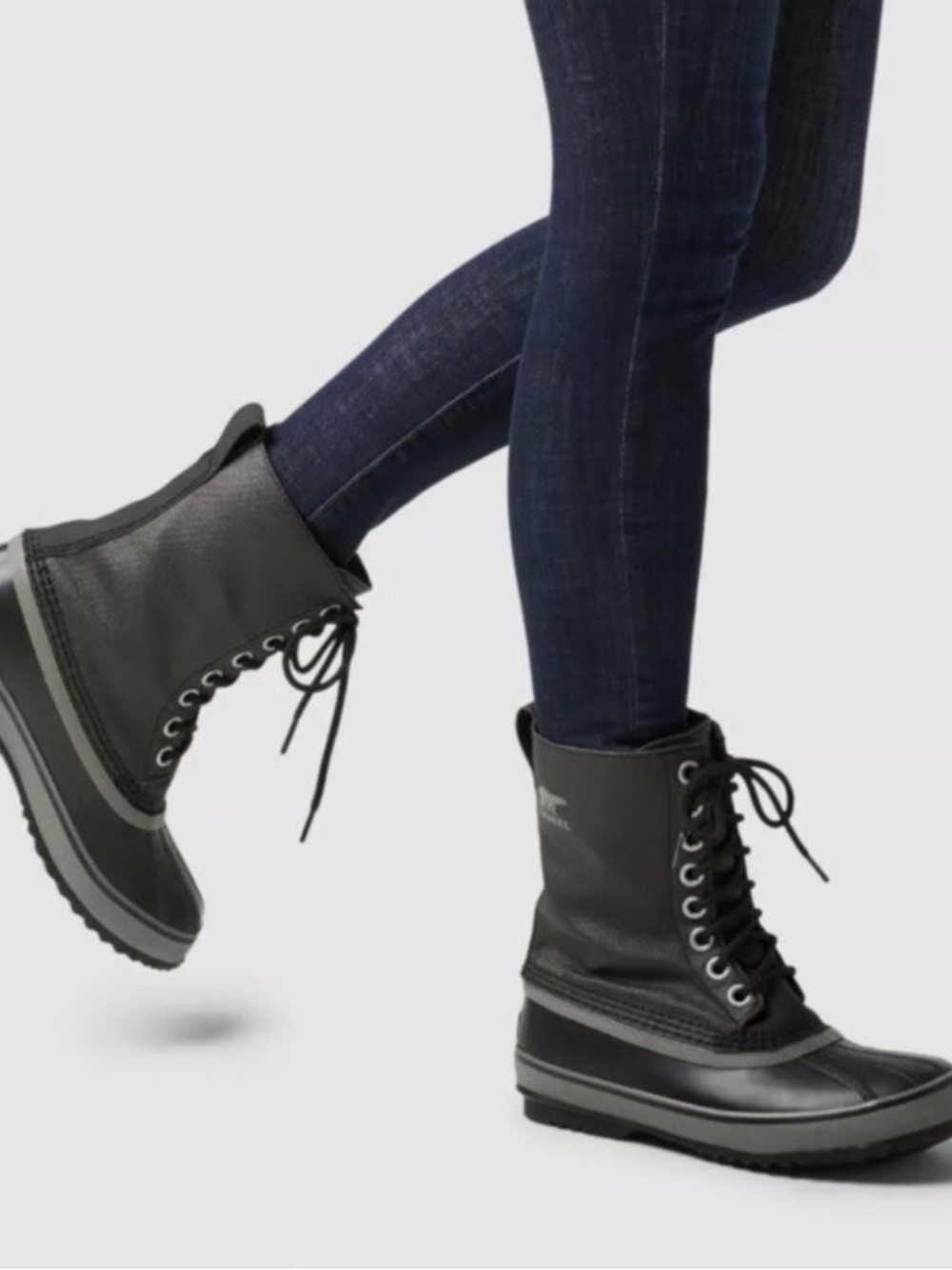 Sorel Women's 1964 CVS Lace-Up Winter Boots - Black/Quarry